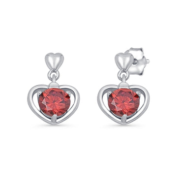 Heart Stud Earring